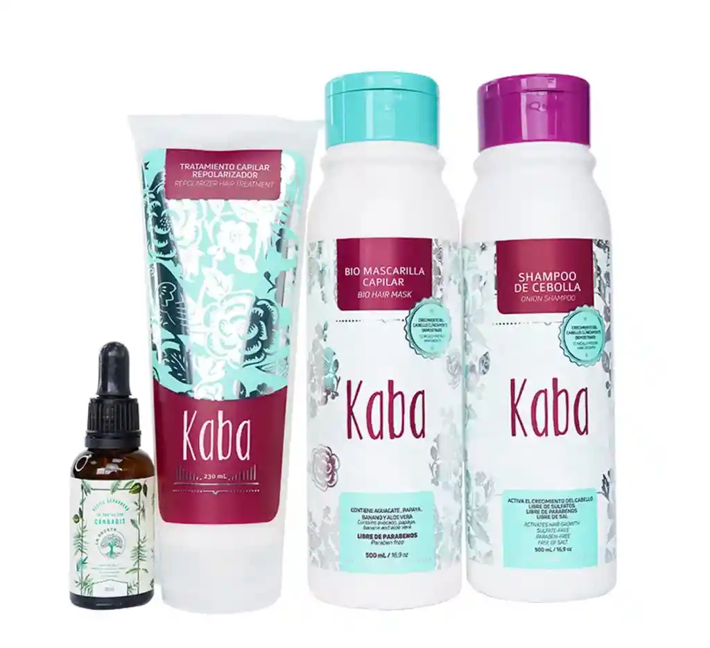 Kaba Kit De Crecimiento Y Reparación + Aceite De Puntas