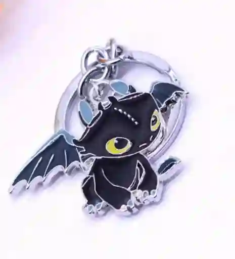 Llavero Diseño De Chimuelo, Dragón Negro O Negro, Película Como Entrenar A Tú Dragon Para Hombre O Mujer Para Llaves