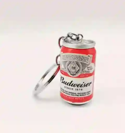 Llavero Diseño De Cerveza, Lata De Cerveza, Budweiser Heineken Para Hombre O Mujer Para Llaves