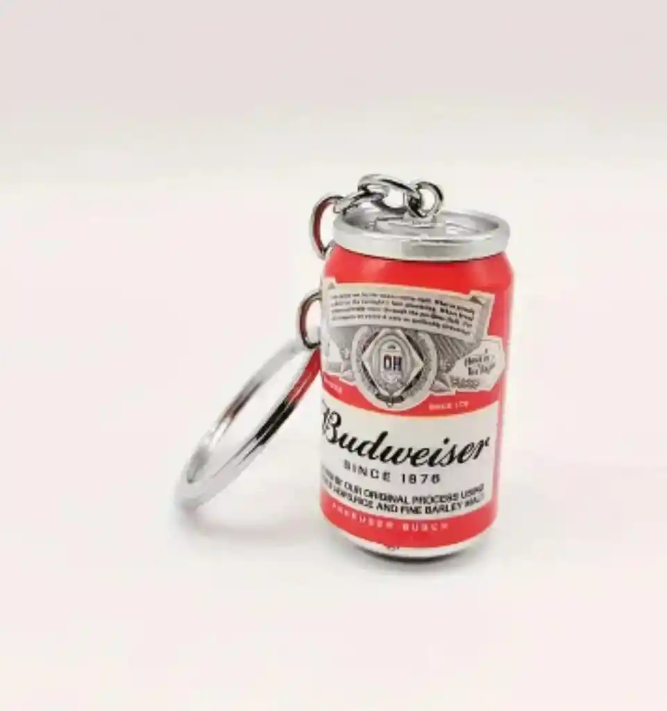 Llavero Diseño De Cerveza, Lata De Cerveza, Budweiser, Heineken Para Hombre O Mujer Para Llaves