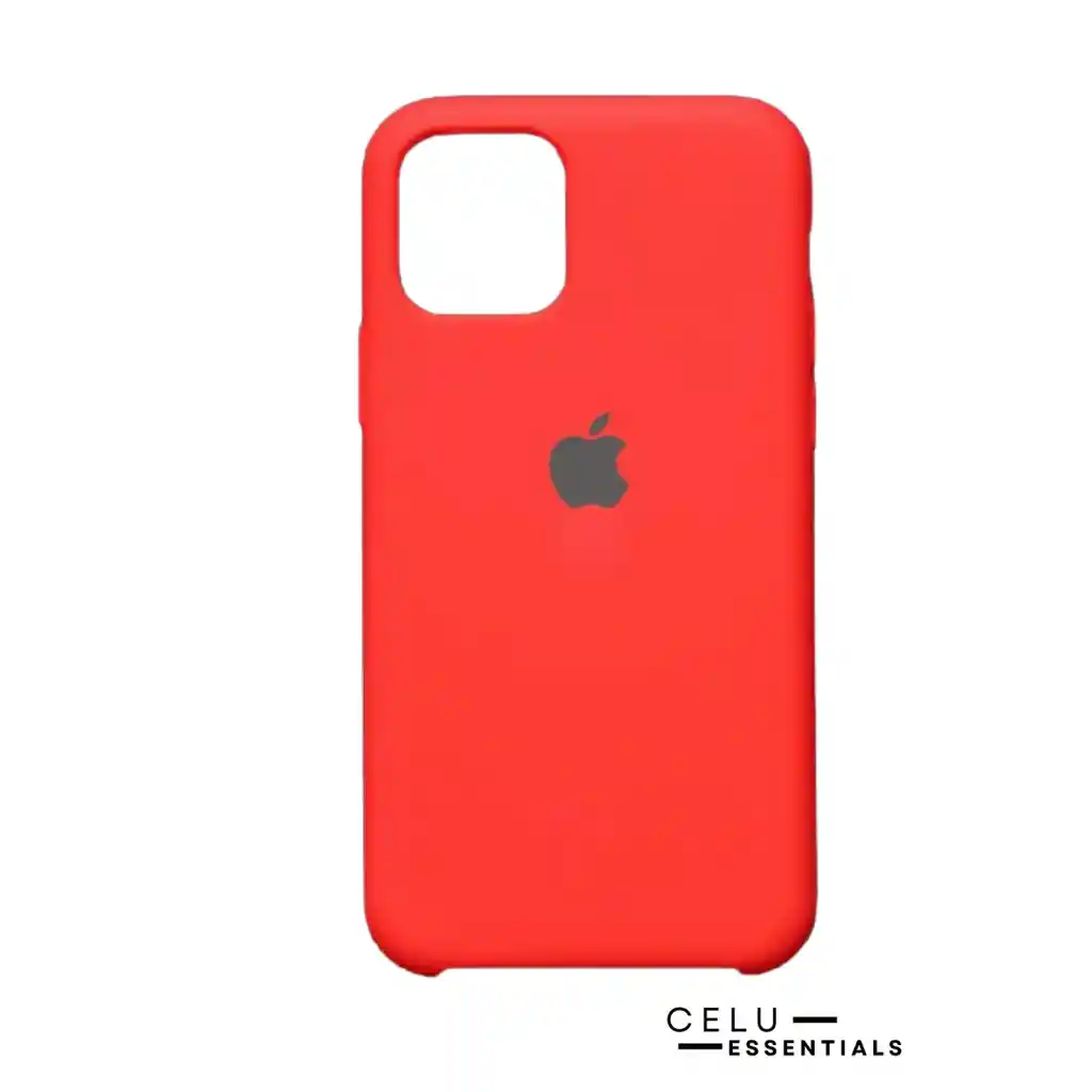 Estuche Iphone 14 Pro Max Silicona Rojo