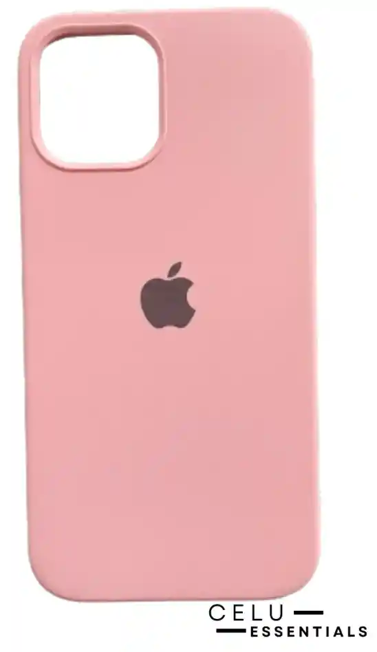 Estuche Iphone 14 Pro Silicona Rosado