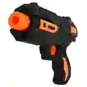 Juguete Pistola Dual Lanza Dardos Y Balas De Hidrogel Soft Gun Ref 8820 Negro