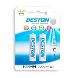 Batería Beston Aaa Recargable Por 2 Unidades 1100 Mah 1.2 V