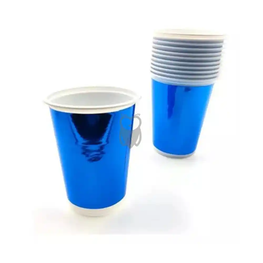 Vaso De Fiesta Azul Paquete