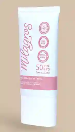 Milagros Protector Solar Con Color
