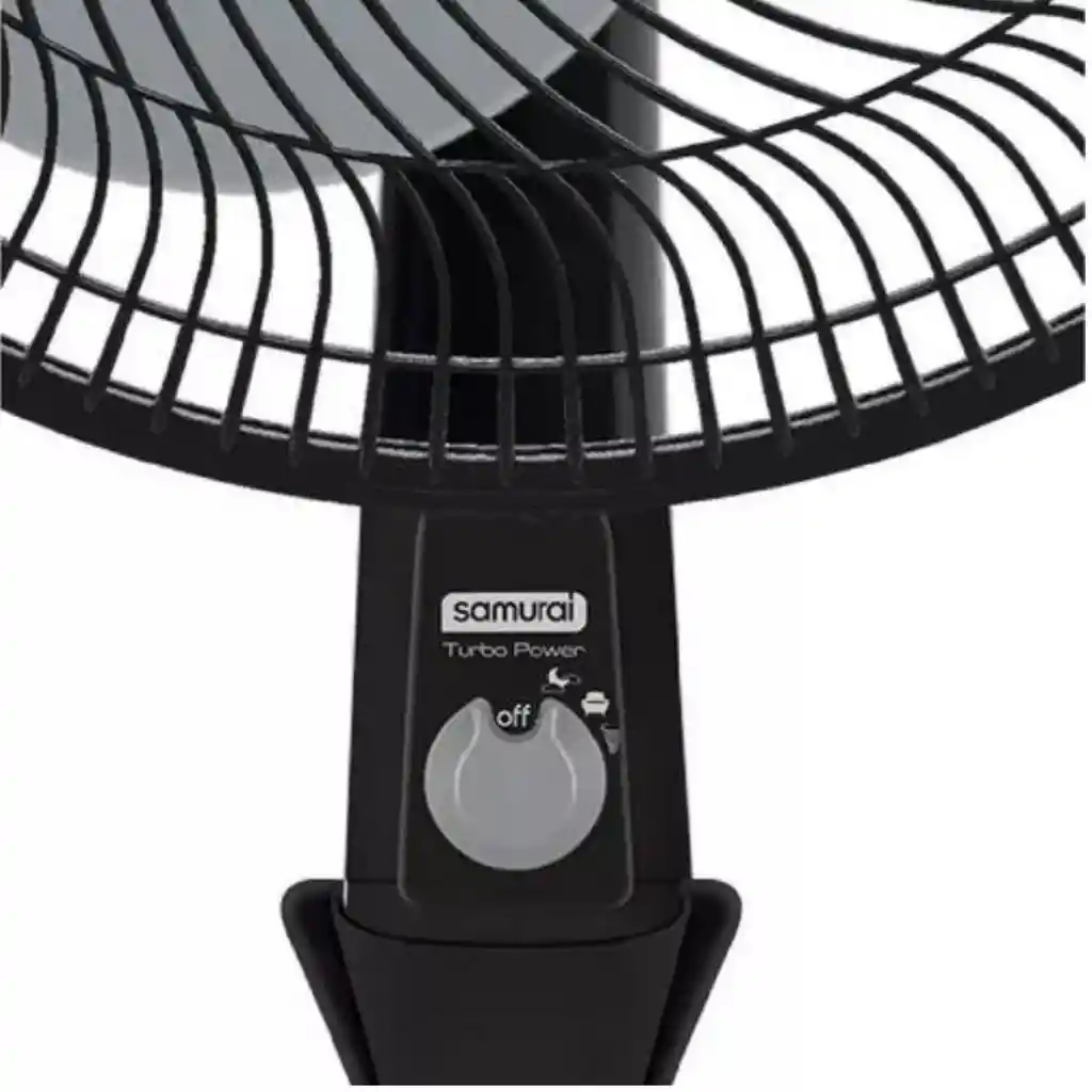 Ventilador De Pared Samurai Turbo Power Negro 18 Pulgadas