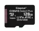 Kingston Tarjeta Microsdxc Canvas Select Plus De 128 Gb | Hasta 100 Mb/s | A1 Clase 10 Uhs-i | Con Adaptador | Sdcs2/128gb