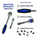 Juego De Copas Más Ratchet De Fuerza 12 Pcs