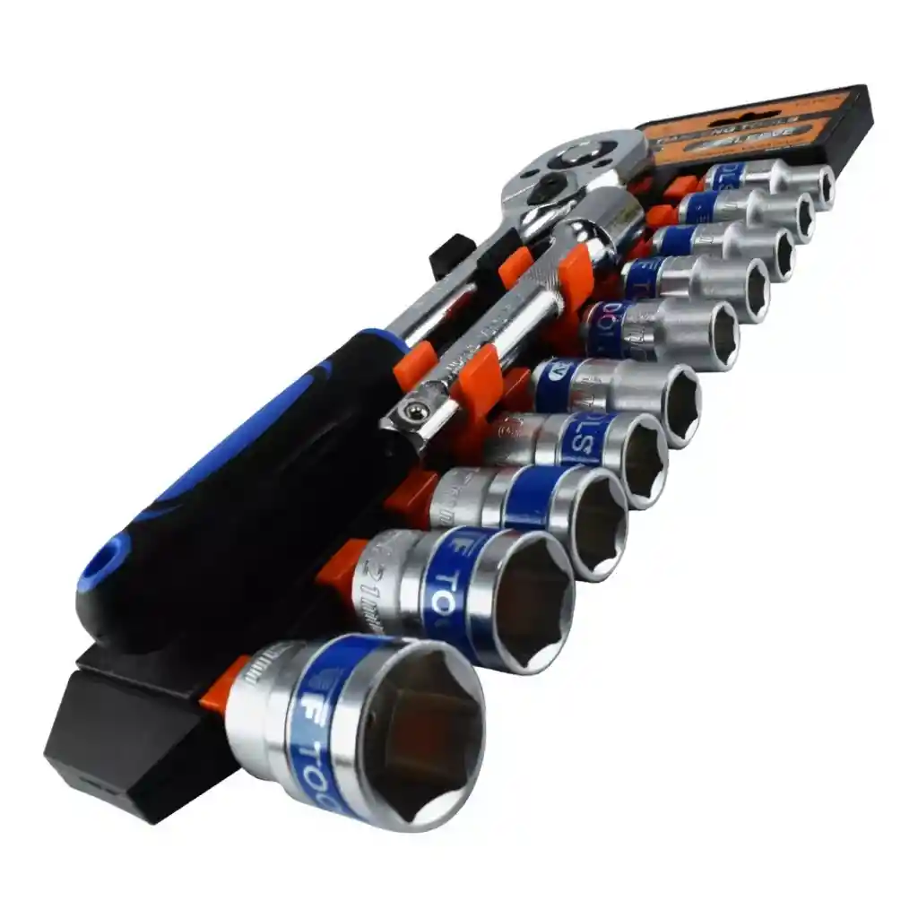 Juego De Copas Más Ratchet De Fuerza 12 Pcs