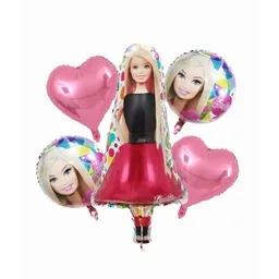 Set De Globos Barbie 5 Piezas