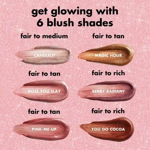 Elf Halo Glow Blush Tono You Go Cocoa