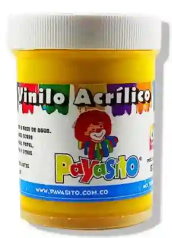 Pintura Vinilo Acrilico Amarillo 80gr