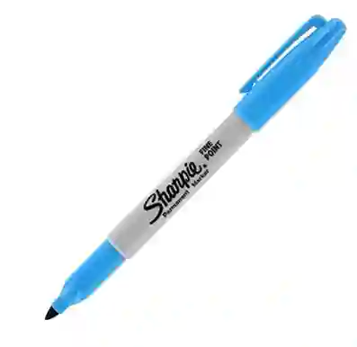 Sharpie Marcador Permanente Azul Claro