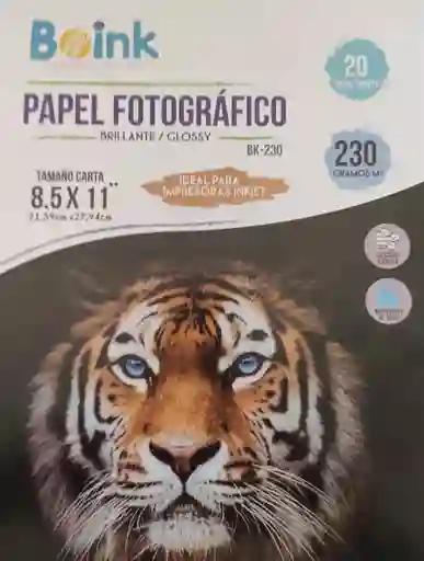 Papel Fotografico Brillante Bk-230gr