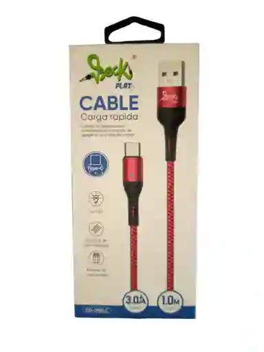 Cable Carga Rapida Beck Play Tipo C 3a