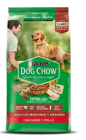 Dog Chow Adulto Razas Medianas Y Grandes X 8kg