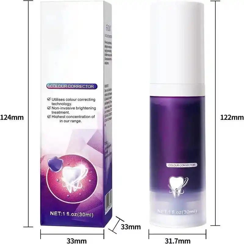 Blanqueador Dental Kit Crema Purple