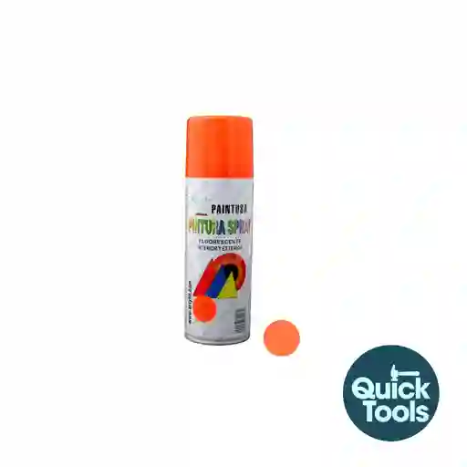 Aerosol Mini 200ml Naranja Fluorescente