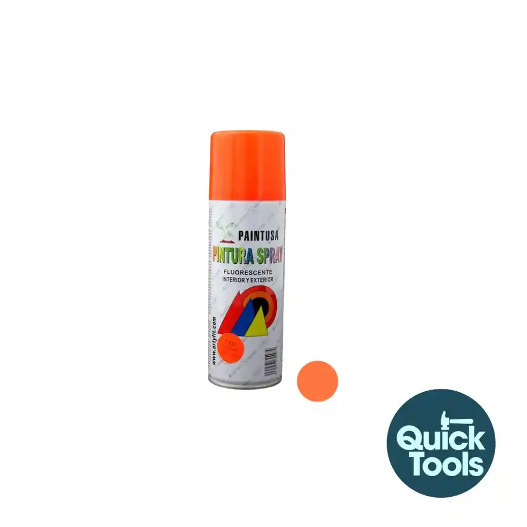 Aerosol Mini 200ml Naranja Fluorescente