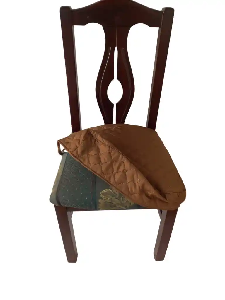 Set X 6 Protectores Sillas Comedor, Funda, Protector, Forro, Café