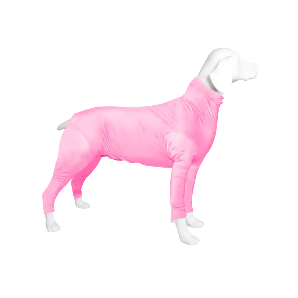 Enterizo Perro Con Mangas Rosa Flamenco Talla Xs