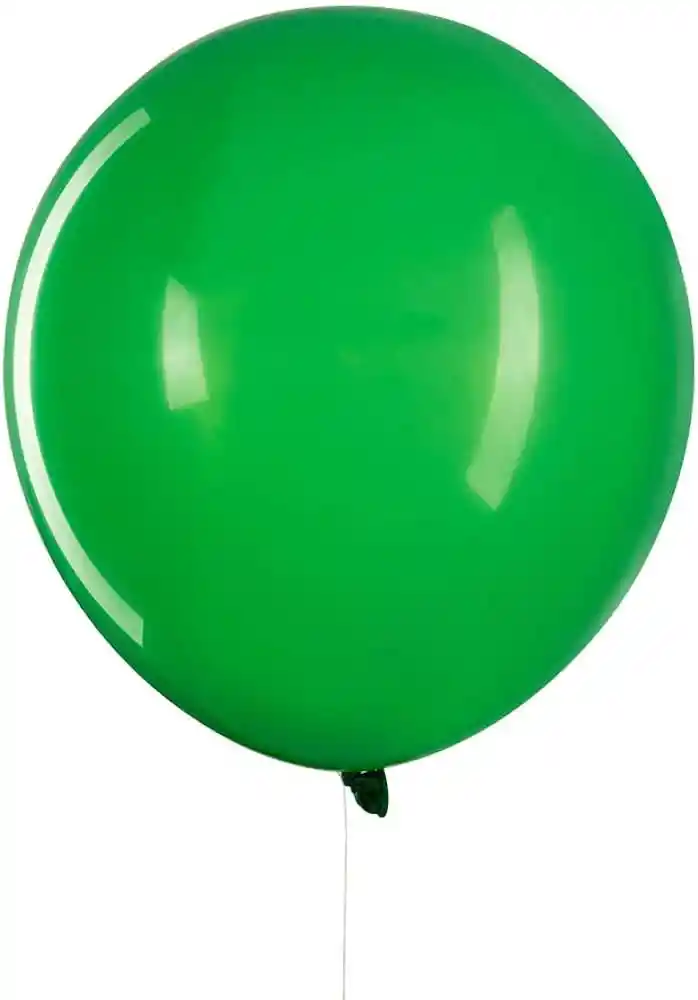 Paquete De Globos R12 X50 Unidades Color Verde