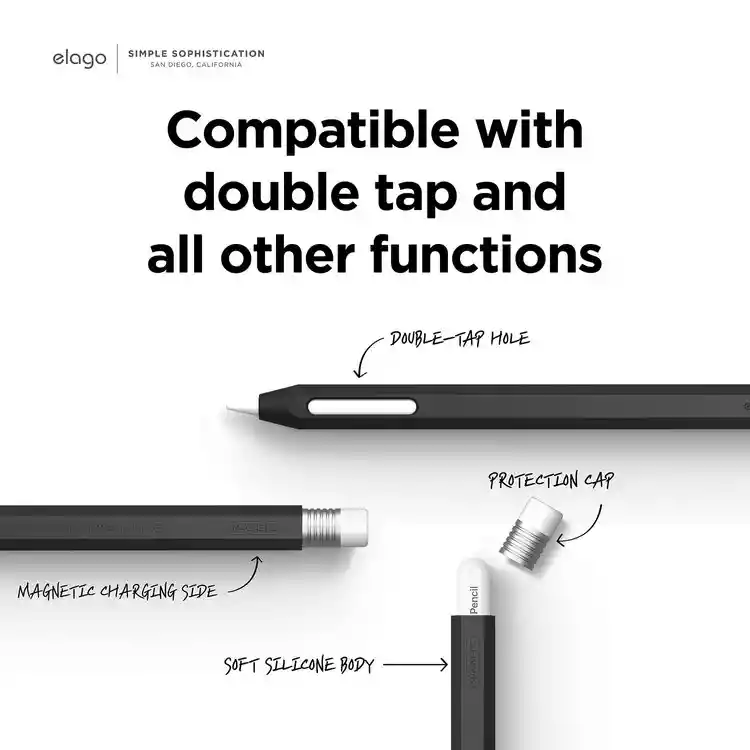 Elago Estuche Para Apple Pencil 2 Generación / Pro En Negro