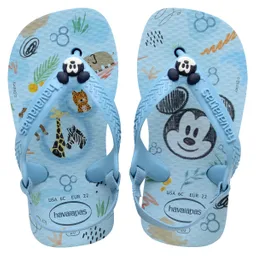 Chanclas Sandalias Havaianas Niños Disney Baby Kids Azul Talla 19