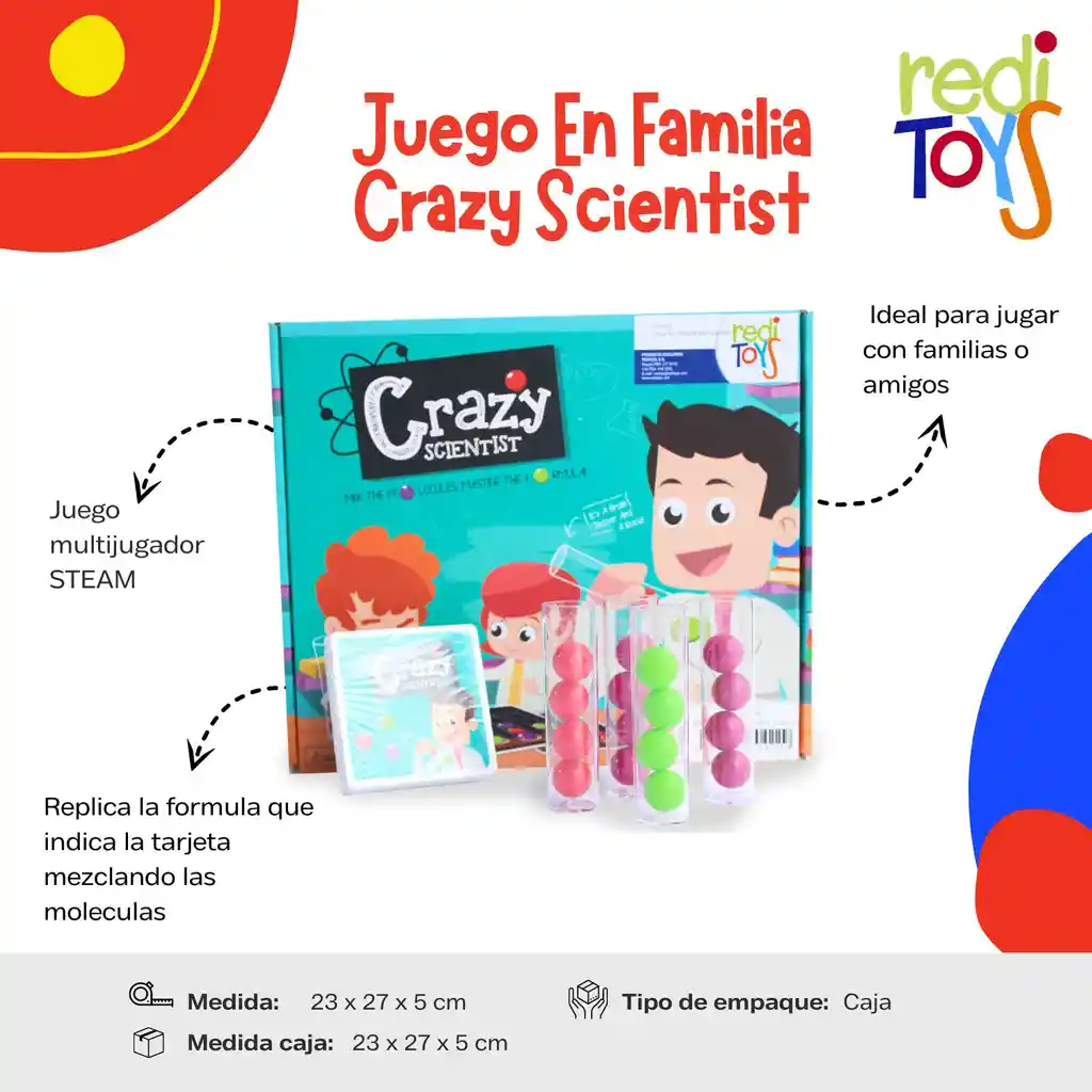 Juego En Familia Crazy Scientist