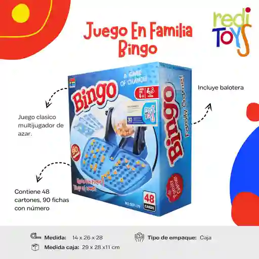 Bingo Deluxe Por 48 Cartones