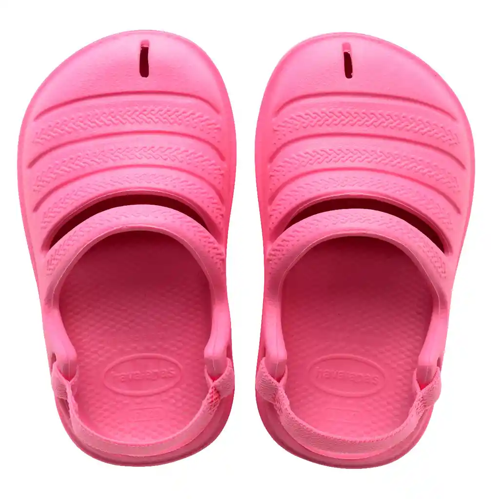 Chanclas Sandalias Havaianas Niños Niñas Baby Clogs Rosa Talla 21