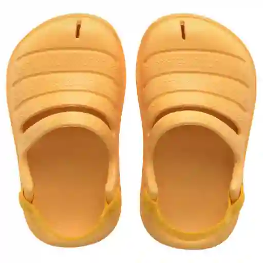 Chanclas Sandalias Havaianas Niños Niñas Baby Clogs Amarillo Talla 17