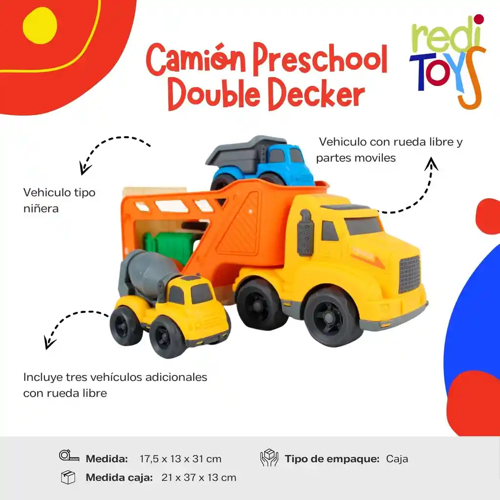 Camion Preschool Double Decker