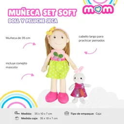 Set Soft Doll Y Peluche Jeca