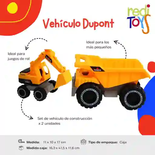 Set De Vehiculo De Construccion Dupont