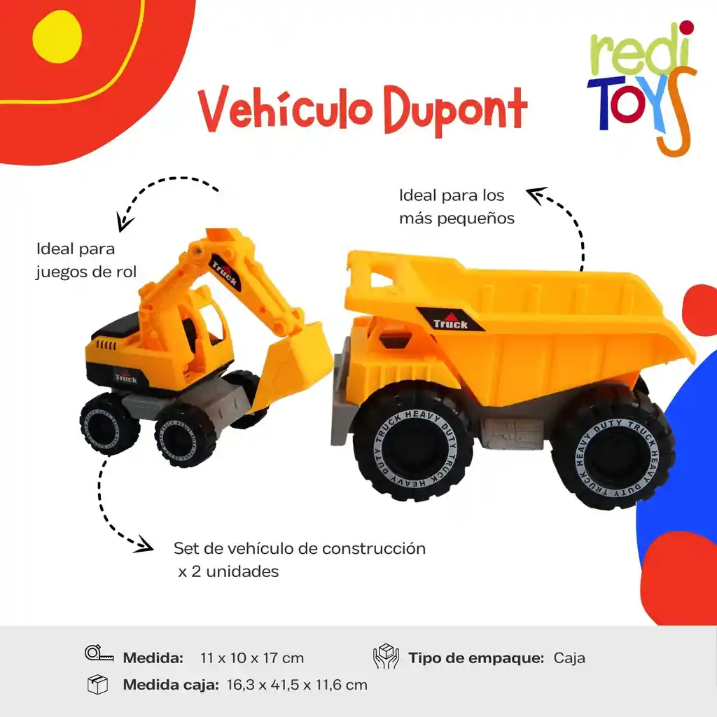 Set De Vehiculo De Construccion Dupont
