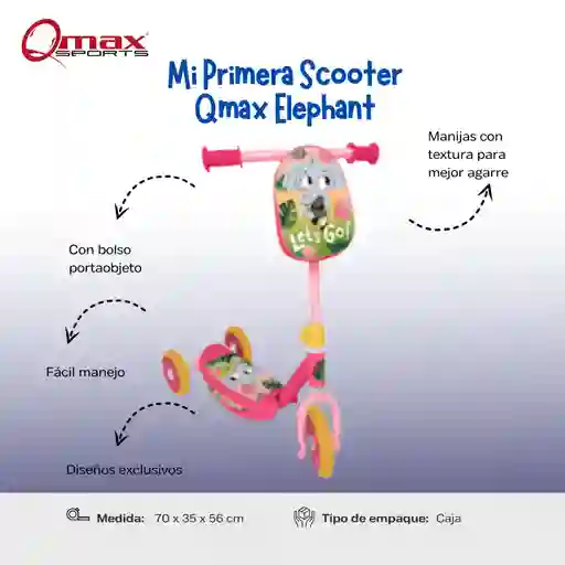 Mi Primera Scooter Qmax Elephant