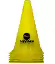 Cono Training Miyagi X5 Polietileno 23cm - M86059/ Amarillo-neón