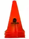 Cono Training Miyagi X5 Polietileno 23cm - M86059/ Naranja