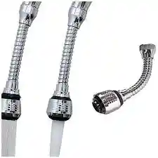Extensión Grifo Llave 360 Grados Ahorro Agua Tubo Flexible