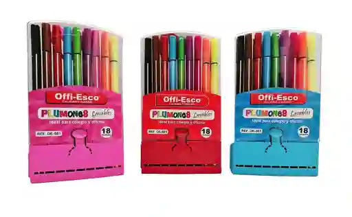 Plumones Offiesco