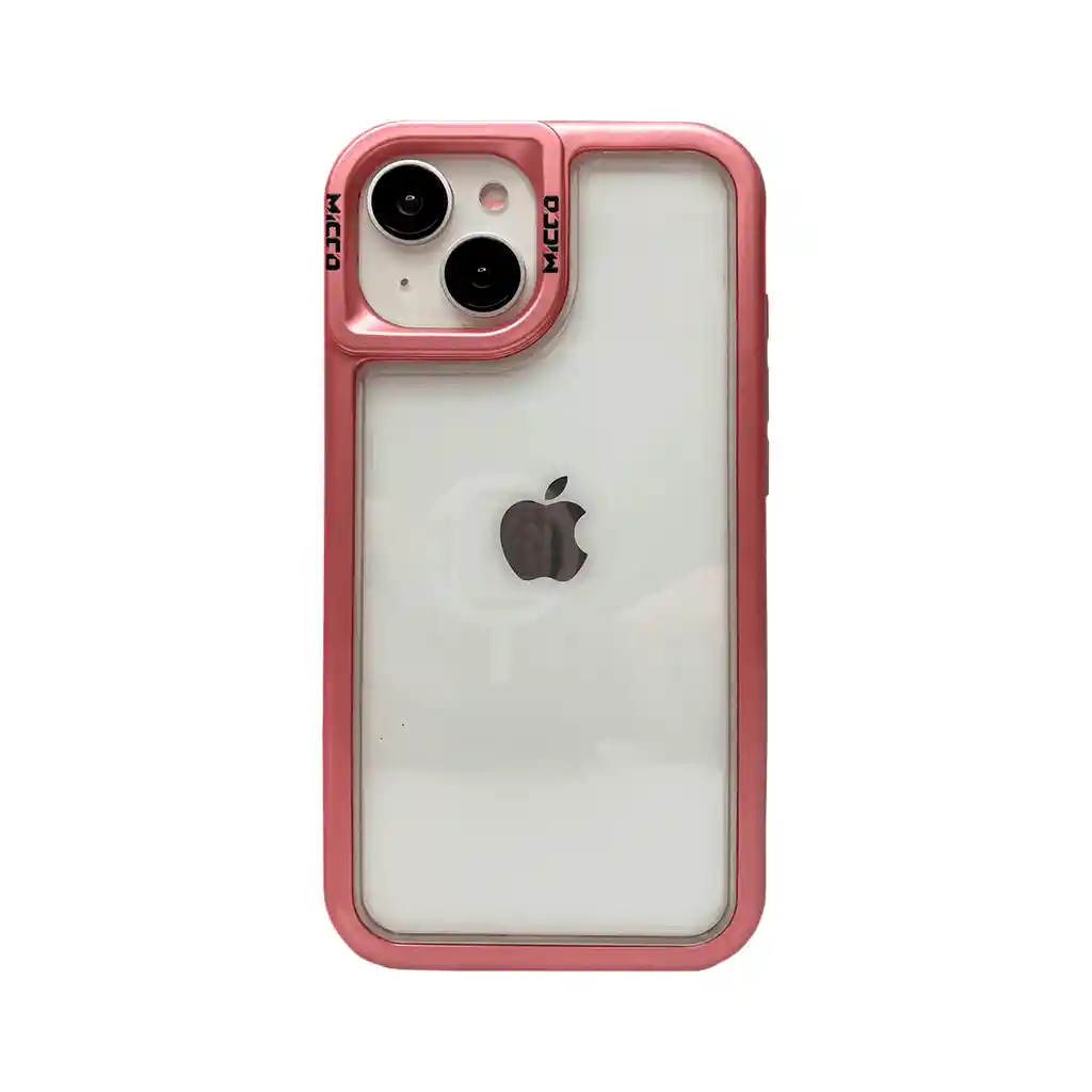 Estuche Iphone 15 Pro Max - 3 En 1 Rosado