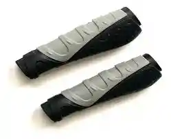 Mangos Para Bicicleta Bikerama Negros Con Gris