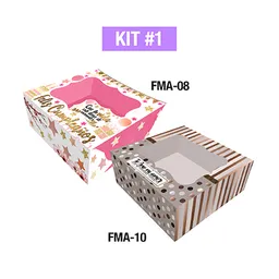 Empaques Para Regalos Sorpresa Fantasia Mediana Acetato Kit 1