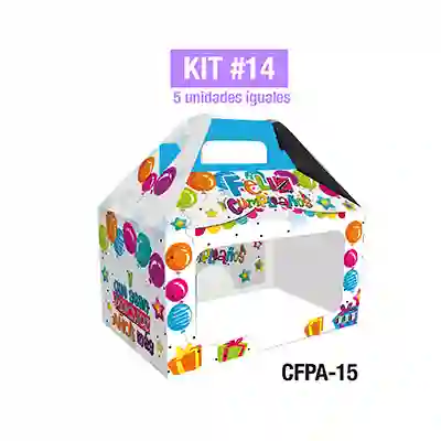 Empaques Para Regalos Sorpresa Feliz Pequeña Acetato Kit 14