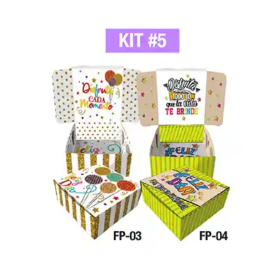 Empaques Para Regalos Sorpresa Fantasia Pequeña Kit 5