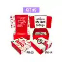 Empaques Para Regalos Sorpresa Fantasia Mediana Kit 7