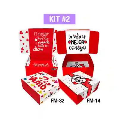 Empaques Para Regalos Sorpresa Fantasia Mediana Kit 7