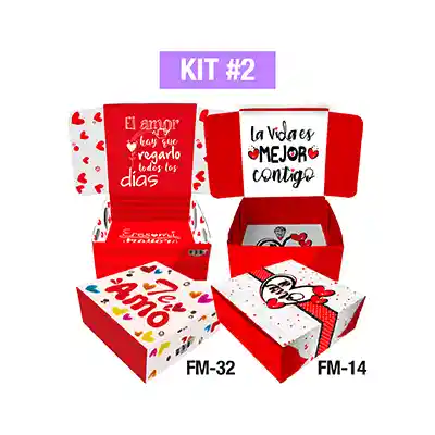 Empaques Para Regalos Sorpresa Fantasia Mediana Kit 7